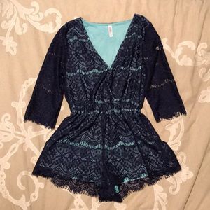 Lace romper